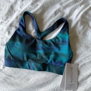 Athleta Women's Teal and Navy Sports Bra